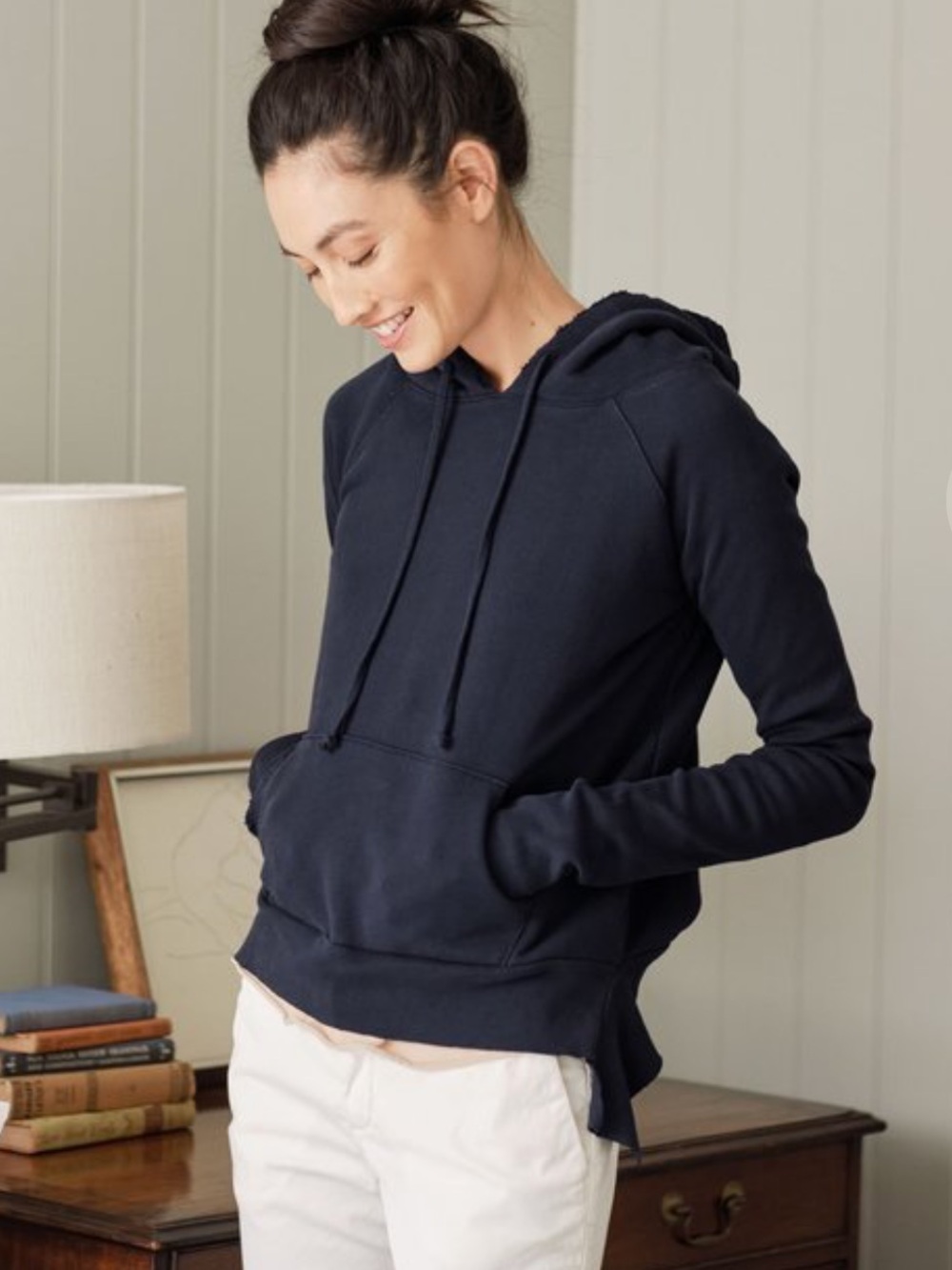 Frank & Eileen Raw Edge Hoodie XS